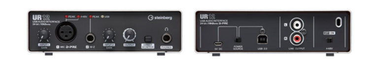 兼容iPad/Mac/PC，实现高品质录音的Steinberg USB音频接口UR12发布