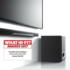 获奖信息：fun88乐天堂搭载DTS Virtual:X?技术的新款回音壁YAS-207 荣获What Hi-Fi?五星好评