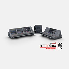 RIVAGE PM5和PM3数字混音系统，实力斩获IBC 2020 Best of Show大奖